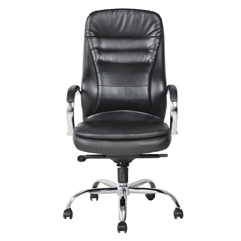 Ergonomischer Manager-Bürostuhl mit verchromter Armlehne (M-6117)