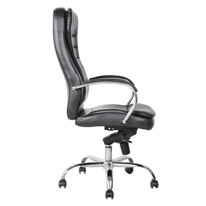 Ergonomischer Manager-Bürostuhl mit verchromter Armlehne (M-6117)
