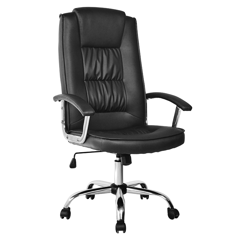 Drehbarer Chefbürostuhl aus PU-Leder mit hoher Rückenlehne (M-6119)