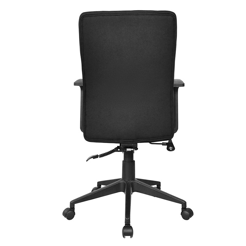 Stoff-Arbeitsstuhl mit PP-Armlehne und mittlerer Rückenlehne (M-6127)