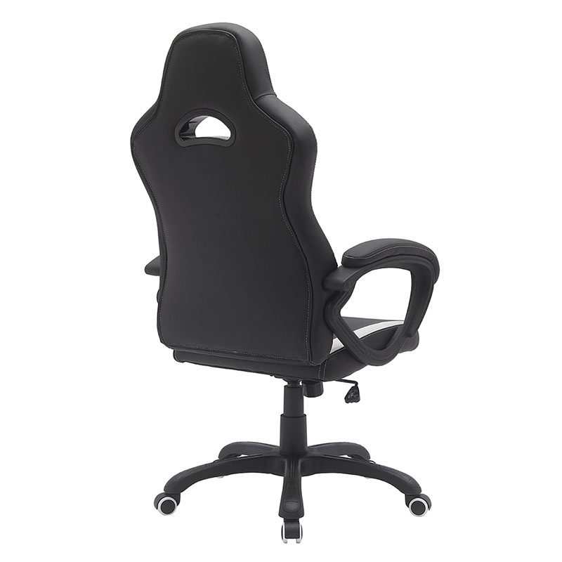 Beliebter ergonomischer, höhenverstellbarer Schreibtisch-Bürostuhl aus PU-Leder (Y-2430)