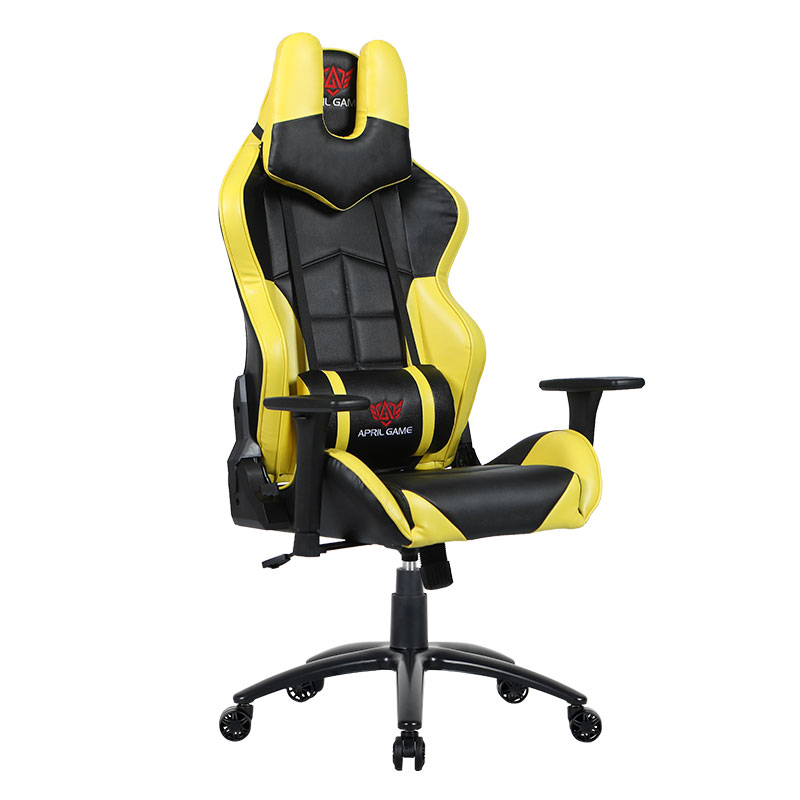 3D-Dreh-Gaming-Stuhl mit Armlehnen-Höhenverstellung und Drehung von vorne nach hinten (Y-2576)
