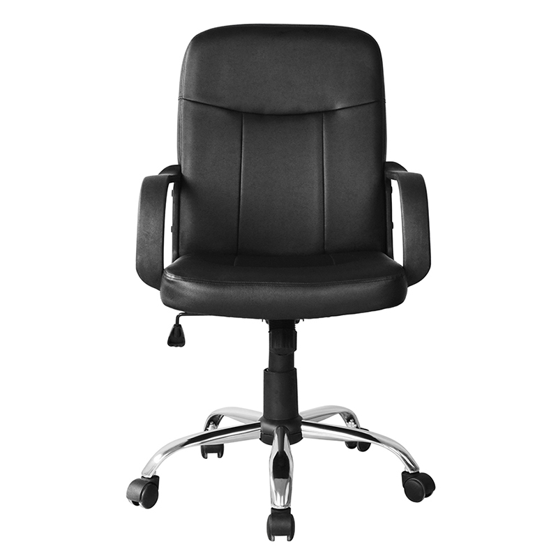Arbeitsbürostuhl aus PP mit mittlerer Rückenlehne und Chromfuß (Y-2744)