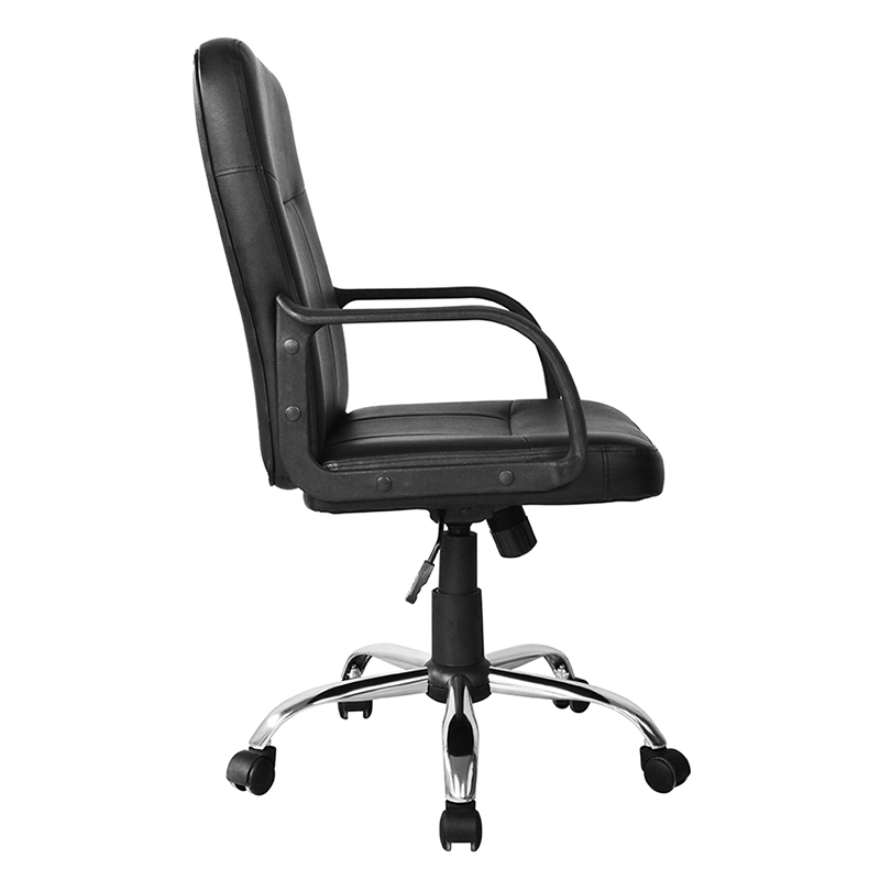 Arbeitsbürostuhl aus PP mit mittlerer Rückenlehne und Chromfuß (Y-2744)