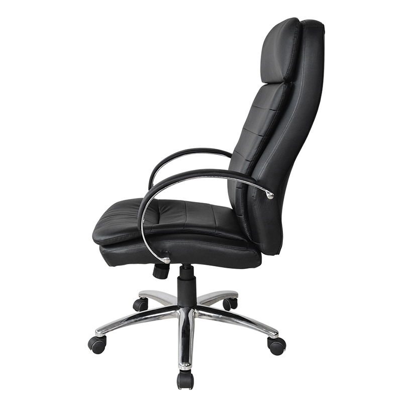 Chefbürostuhl mit hoher Rückenlehne und verchromter Armlehne (Y-2820)