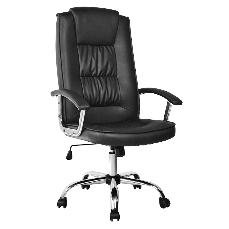 Drehbarer Chefbürostuhl aus PU-Leder mit hoher Rückenlehne (M-6119)
