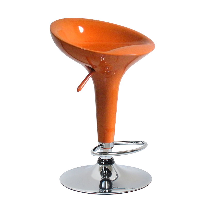 Orange ABS-Kunststoff-Drehlift-Barhockerstuhl (GY-901)