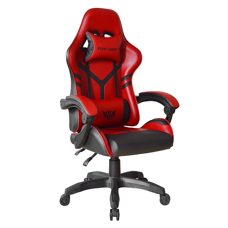 Höhenverstellbarer Liege-Relax-Leder-Computer-Silla-Gamer-Stuhl für Spiele mit verstellbarem Armlehne (T-7125)